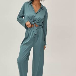 Satin pajama set